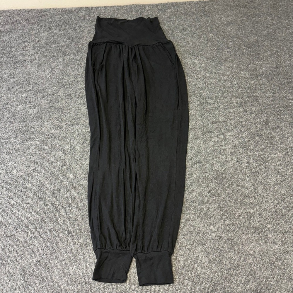 Athleta Studio Jogger Womens Size XXS Black High Waisted Relaxed Fit Lounge Pant